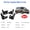 RAV4 2.4L, variant on FOR TOYOTA RAV-4 RAV4 2006 2007 2008 2009 2010 2011 2012 Mud Flap Guards Splash Mudguard Fender Mudflaps Car Accessories 4PCS