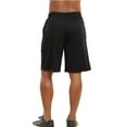 thumbnail image 3 of Couver Men's Athletic Shorts, Workout Gym Shorts, Black, 1 Count, 1 Pack, 3 of 4