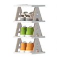 thumbnail image 3 of Birdeem Multi-Layer Letter Shoe Rack, Small Shoe Cabinet for Household Doorstep Balcony, and Economical Folding Shoe Rack for Student Dormitories, 3 of 5