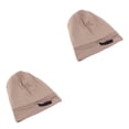 thumbnail image 3 of maskred Hats Autumn Turbans Unisex Baggy Cancer Satin Underscarf Sleeping Caps Adjustable Muslim Islamic Hijabs Wrap tan 2Set, 3 of 6