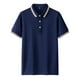 thumbnail image 1 of pstuiky camisetas para hombre, Camisa informal de manga corta con cuello vuelto, cómoda y lisa, para hombre camisas casuales para hombre l, 1 of 3