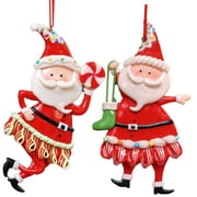 Xmas Tree Hanging chrismtas Doll Santa Claus with Christmas Tree Decoration Ornament Gifts Ideas