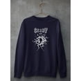 thumbnail image 3 of Scary Techno Style Sweatshirt Men -Image by Shutterstock, Male 3X-Large, 3 of 4