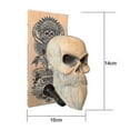 thumbnail image 2 of Wall Mounted Helmet Holder Bracket Skull Helmet Rack Hanger Resin Craft, 2 of 2