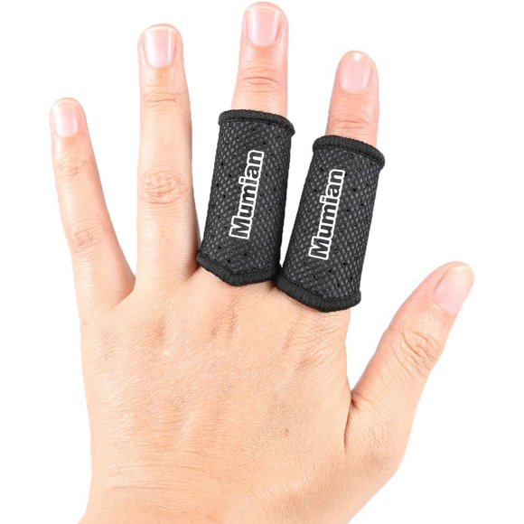 Sports Elastic Finger Sleeves Support Thumb Brace Protector Breathable Elastic Finger Tape for Basketball, Tennis,Baseball, Cycli