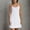 C-White, variant on 2025 V Above Womens Knee Vestidos Casuales Para Mujer Party Neck Dress Plus Size Dress Solid Sleeveless Bohemian Women's