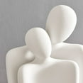 thumbnail image 4 of Danya B. Hans Cream Abstract Nesting Two Piece Couple Decorative Accent Matte Ceramic Sculpture Figure Set, 4 of 8