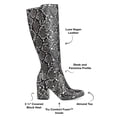thumbnail image 2 of Brinley Co. Womens Tru Comfort Foam™ Wide Calf Covered Block Heel Boot, 2 of 7