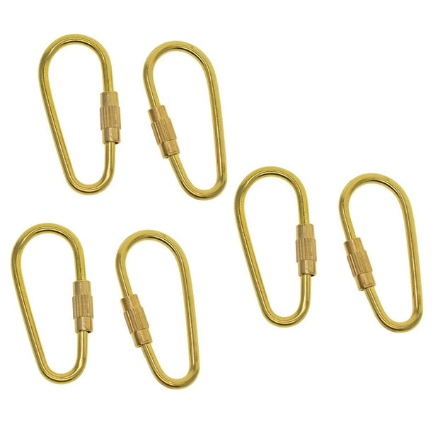 Lind Kitchen 10 pcs Mousquetons en forme de cœur en alliage d'aluminium avec clip à ressort pour porte-clés, clip pour porte-clés (Rose clair Lind Kitchen 10 pcs Mousquetons en forme de cœur en alliage d'aluminium avec clip à ressort pour porte-clés, clip pour porte-clés (Rose clair