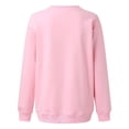 thumbnail image 5 of Oversized Sweatshirt For Women Crewneck Long Sleeve Fleece Lined Pullover Tops Fall Outfits Winter Clothes 2026 Loose Fit Pullover Tops Pink L, 5 of 5