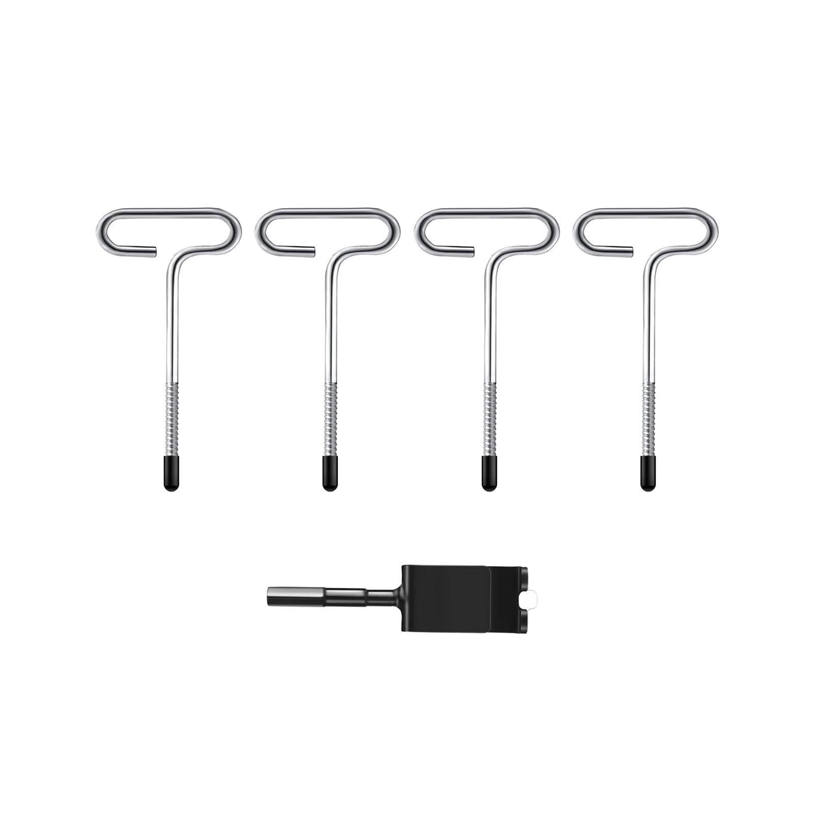 Ice Fishing Anchor Tool Strong Tent Stakes Outdoor Camping Tent Threaded Peg