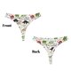 thumbnail image 3 of Balery Dinosaur Tangas de Algodón para Mujer con Estampado – Ropa Interior Sexy, Transpirable, G-string-Small, 3 of 6