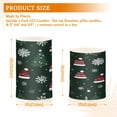 thumbnail image 6 of Yayeee Flameless Candles with Remote Flickering Battery Operated Multi Color Changing, Green Christmas Hats, 6 of 7