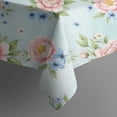 thumbnail image 4 of Pioneer Flower Floral Print Pattern Rectangle Tablecloth 60"x120", Waterproof Polyester Table Cloth, Wipeable Spillproof for Dining Camping Indoor Outdoor, 4 of 6