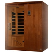 Dynamic Saunas Madrid Elite 3 Person Low EMF Infrared Lighting Home Sauna