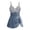 Blue, variant on Odeerbi 7-16 Years Kids Teen Girls One-Piece Swim Dress Summer Tie Knot Swimdress Cute Swimsuit