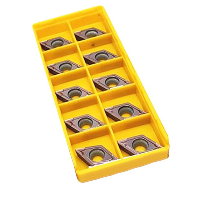 Lefu 10pcs DCMT11T308-MP VP15TF CNC lathe insert cutting tool carbide turning blade