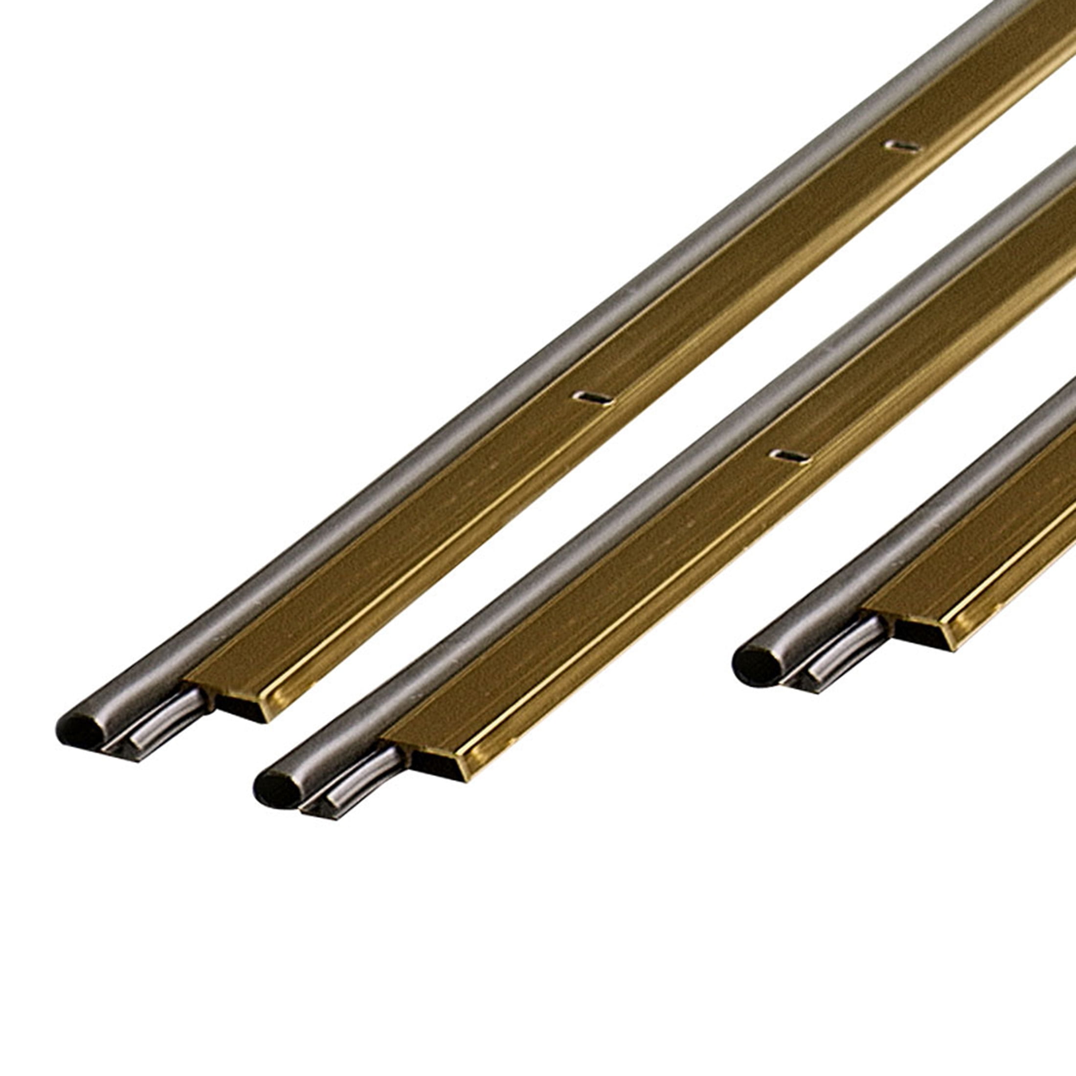 M-D Building Products 01271 Gold Aluminum and Vinyl Screw-on Top and Sides Door Seal Kit