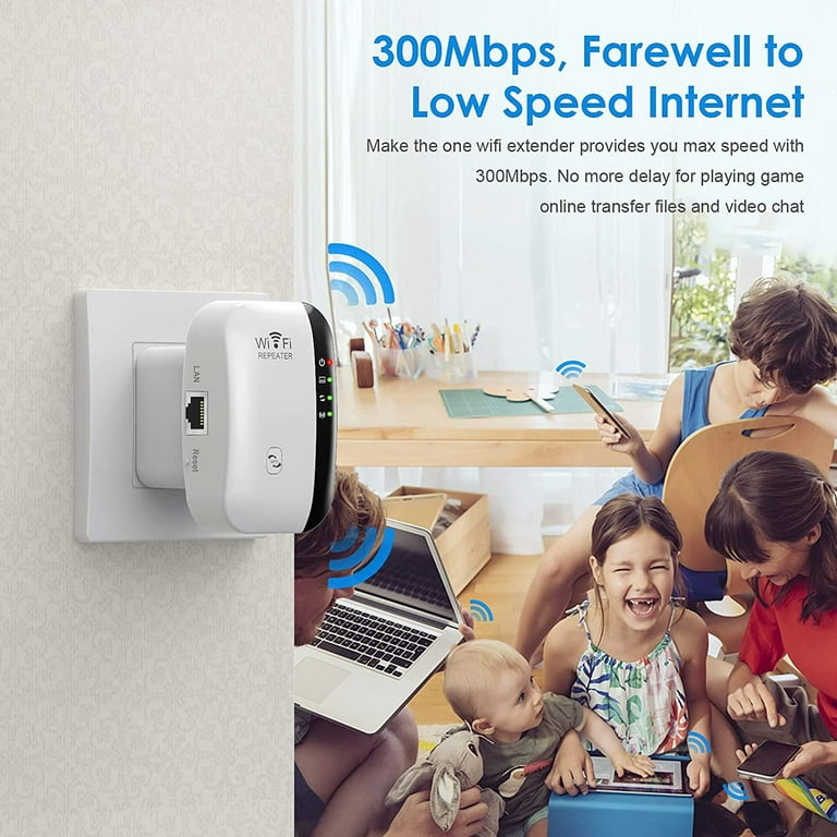 JGOO WiFi Extender Amplifier, Signal Booster for 30 Devices JGOO WiFi Extender Amplifier, Signal Booster for 30 Devices