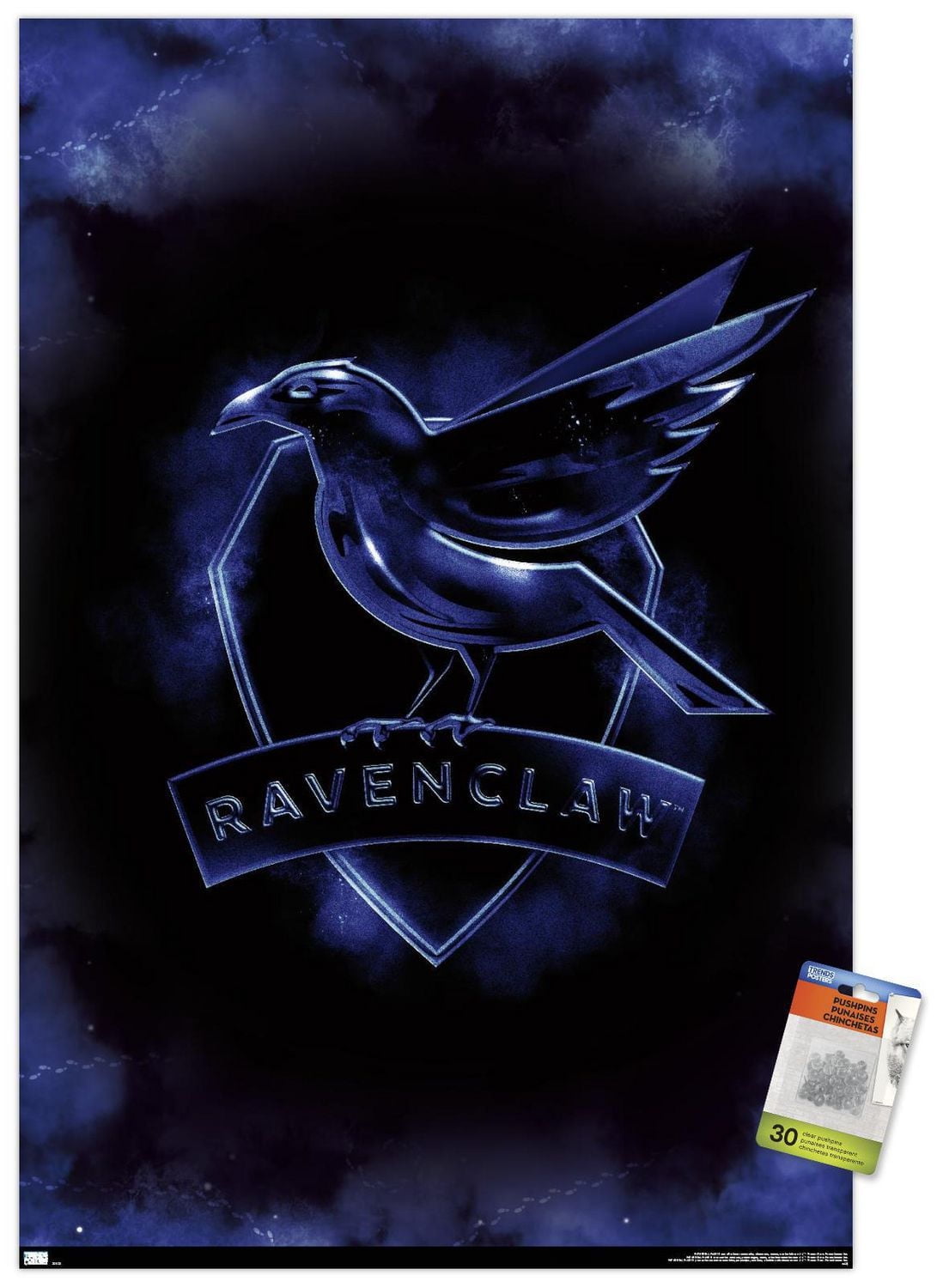 Harry Potter - Ravenclaw Crest Magic Wall Poster, 22.375" x 34"