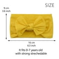 thumbnail image 6 of CNKOO Nylon Headbands Hairbands Hair Bow Elastics for Baby Girls Newborn Infant Toddlers Kids, 6 of 6