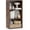 Brown1, variant on LOKO 3-Tier Cube Bookcase Set of 2, Modern Open Bookshelf with Adjustable Shelves, Floor Standing Cubby Display Cabinet, Wooden Modular Storage Organizer for Living Room, Study, Home Office(2, Black)