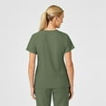 thumbnail image 2 of Wink W123 Women's Stylized V-Neck Scrub Top, Olive, XXS Womens, 2 of 6