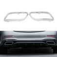 thumbnail image 3 of Exhaust Tip Trim, Stainless Steel Exhaust Muffler Tail Tip Pipe Trim  Cover Frame, Pipe Tip Modling Cover Trims, Replacement For  C Class, W206, S206, , Line 2022 Onwards, 3 of 8