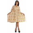 thumbnail image 1 of Moomaya Caftan Court pour Femmes, Robe de Nuit de Couverture, Robe Caftan, Manches Kimono, Tenue de Plage, 1 of 6