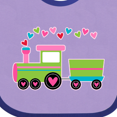 thumbnail image 4 of Inktastic Valentine Heart Train Boys or Girls Baby Bib, 4 of 4