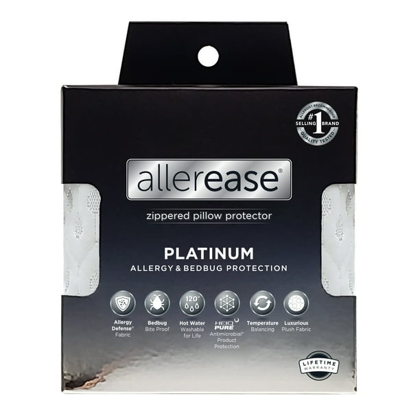 Allerease Platinum Temperature Balancing Zippered Pillow Protector
