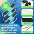 3 Piece Stainless Replacement Above Ground Pool with Reflective Strips