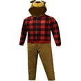 thumbnail image 1 of Briefly Stated Pyjama une Pièce à Capuche pour Homme Adulte Ours Buffalo (Moyen), 1 of 3