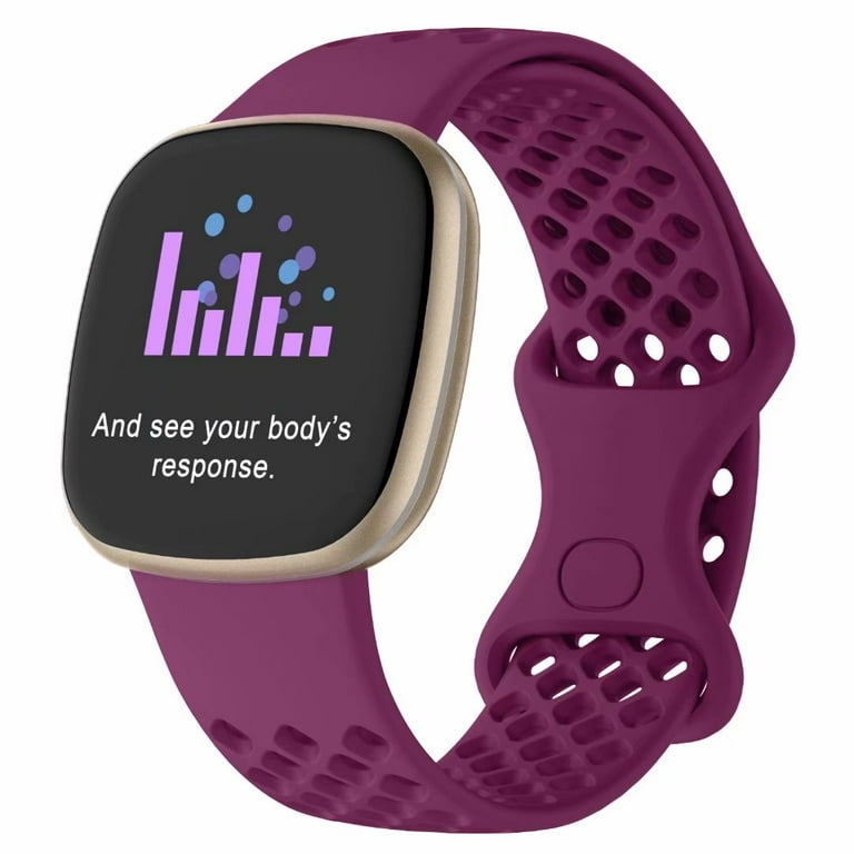 For Fitbit Versa 3 Band/Fitbit Sense Breathable Air-hole Bands