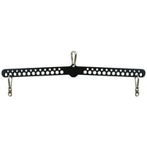 KORIKAHM Multi-Grip 77cm LAT Pull Down Bar for Home Gym Fitness, Spreader Plate LAT Pulldown Attachments for Pulley System Cable Machine, Double to Single Cable Attachment Exercise Handle