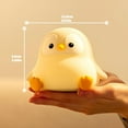 thumbnail image 7 of Penguin Nursery Night Light, LED Squishy Silicone Lamp,2 Levels Dimmable Bedroom Nightlight for Kids, Touch Light, Dorm Decor lamp, Baby Boys Girls Gifts(A), 7 of 7