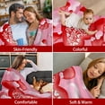 thumbnail image 6 of Hexagram Valentines Blanket,Valentine Throw Blanket Valentine's Decorations for Home, Valentine's Decor Gifts for Her, Love Soft Throw for Couch 50 X 60, 6 of 6