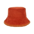 thumbnail image 3 of Sombrero de cubo para mujer, sombrero de pescador, suave, , térmico, casual, , lindo, cálido, para pesca, mochilero, damas, senderismo, color Sunnimix Sombrero de copa, 3 of 8