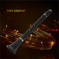thumbnail image 4 of MesaSe Mini Pocket Bb B Flat Clarinet Woodwind Instrument for Beginners Practice Musical Instrument Accessories, 4 of 6