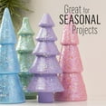 thumbnail image 3 of FolkArt Glitterific Acrylic Paint, Clear Hologram, 2 fl oz, 3 of 7