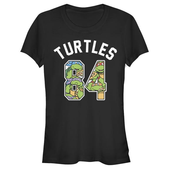 Junior's Teenage Mutant Ninja Turtles 84 Turtles Graphic Tee Black Large