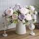thumbnail image 2 of Simulación de decoración del hogar, ramo pequeño de rosas falsas, diseño de boda, simulación de 5 rosas persas, 2 of 6