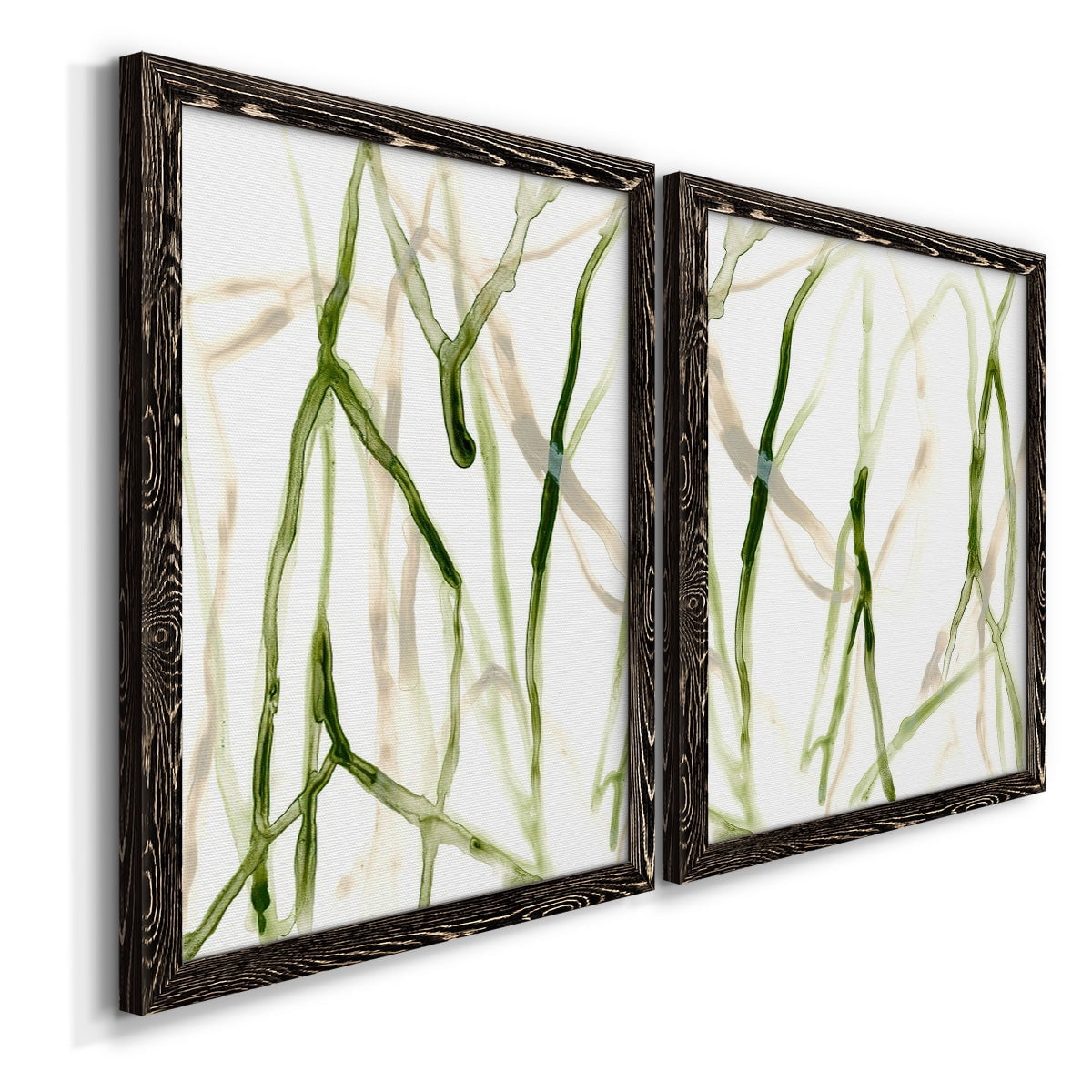 Runnel VII - Premium Framed Canvas 2 Piece Set - Ready to Hang