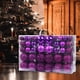 thumbnail image 5 of 100 bolas navideñas colgantes irrompibles para decoración de Año Nuevo. Violeta, 5 of 8