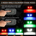 thumbnail image 2 of Car Interior LED Dome Light RGB White Roof Lamp engine bay light truck bed light Roll Bar Mount Universal, 2 of 11