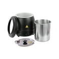 thumbnail image 2 of YONGSTYLE 11 Qt. Round Black Countertop Food / Soup Kettle Warmer - 120V, 400W, 2 of 5