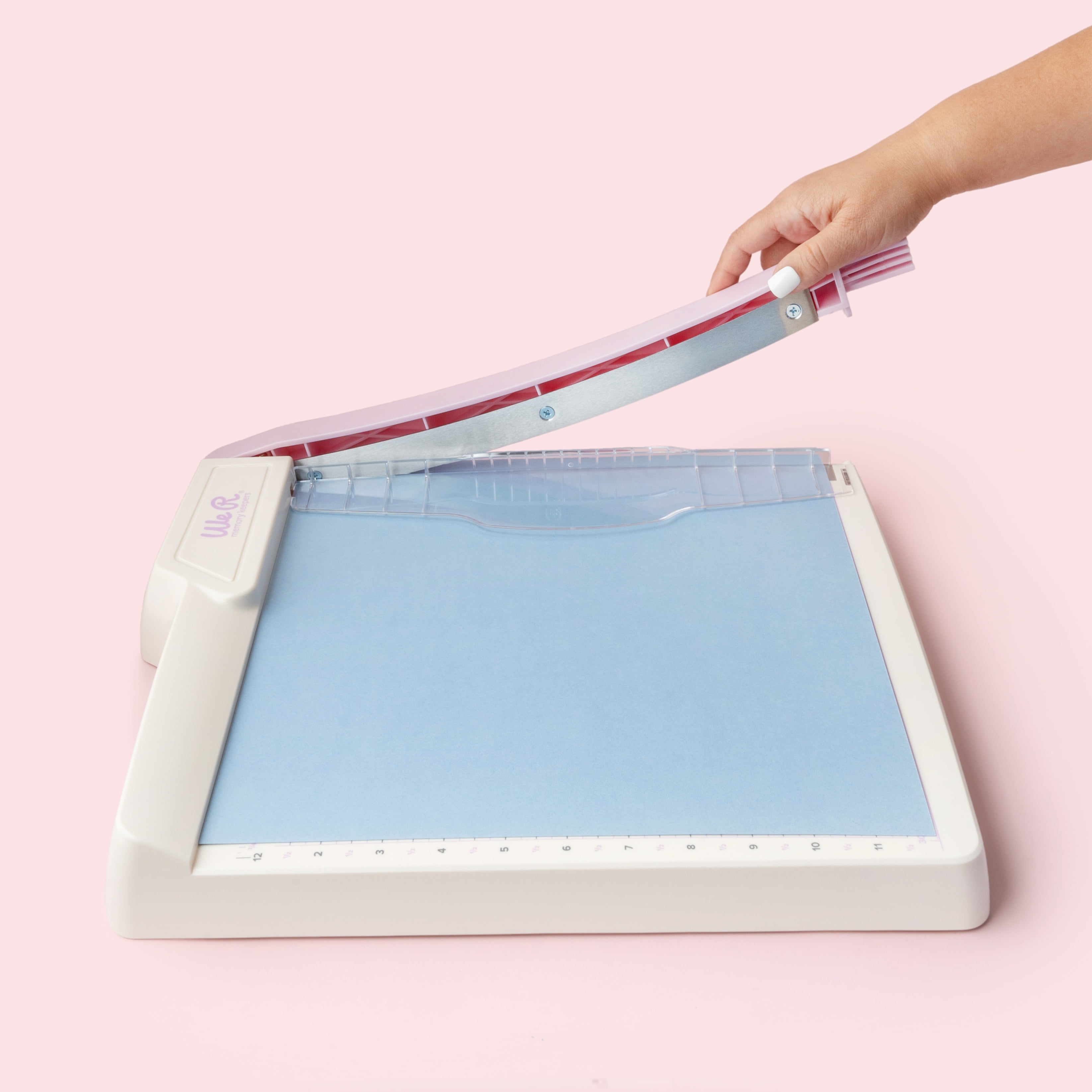 We R Memory Keepers Large Guillotine Cutter-Lilac