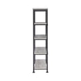 thumbnail image 4 of Bowery Hill 4-Shelf Open Farmhouse Wood Bookcase in Gray Finish, 4 of 5