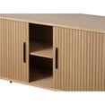 thumbnail image 6 of Unique Furniture Mid-Century Modern 71" Sideboard in Natural Oak, 6 of 6