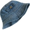 thumbnail image 6 of CoCopeaunts Baby Bucket Hat Solid Cowboy Pocket Child Fisherman Hat Summer Sunscreen Boys Girl Outdoor Shade Cute Bucket Cap, 6 of 8